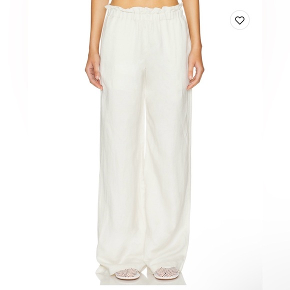 Revolve Lovers And Friends Millie Linen Blend Pants In Sand Beige Size M $188 - Picture 9 of 10